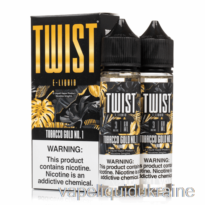 Vape Liquid Ukraine Tobacco Gold No. 1 - Twist E-Liquid - 120mL 3mg